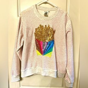 Queen of Sparkles French Fry Sweatshirt
